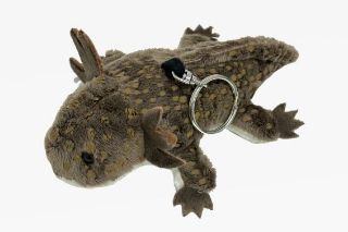 Obrázek z Klíčenka axolotl hnědý plyš 10cm (12) 